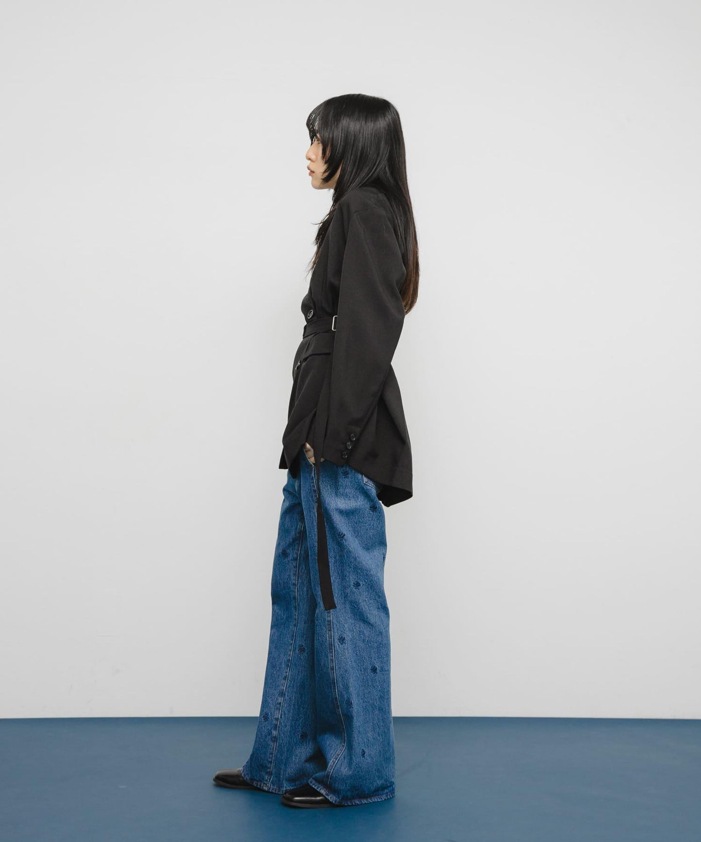 包包套裝雙排扣西裝