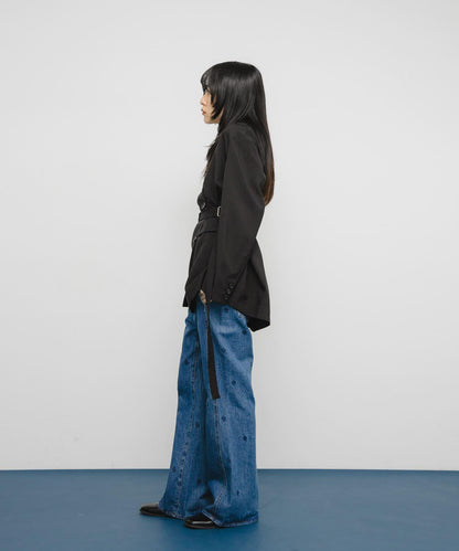 包包套裝雙排扣西裝