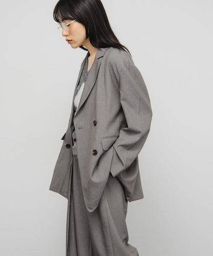 包包套裝雙排扣西裝