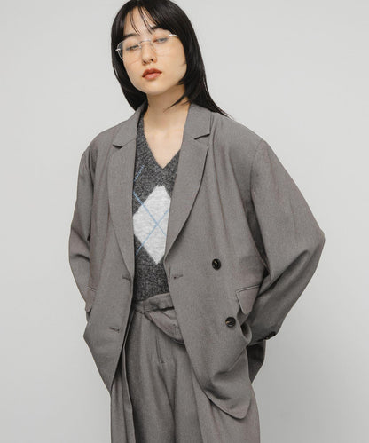 包包套裝雙排扣西裝