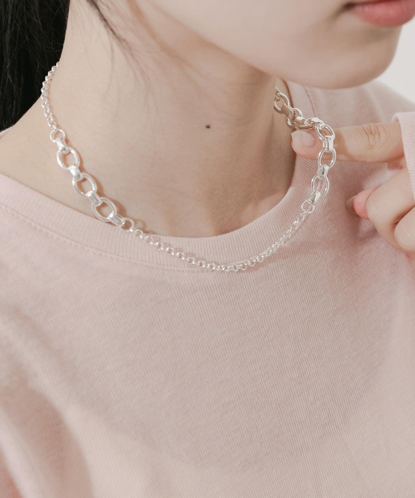 鏈條組合誇張項鍊