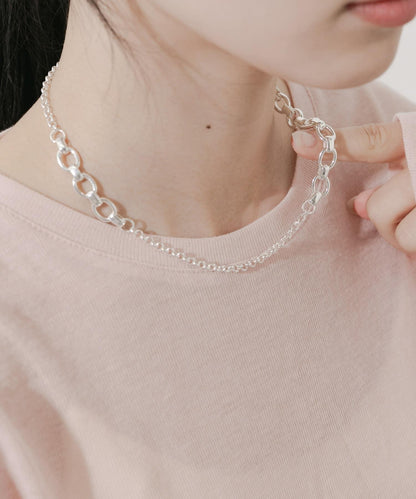 鏈條組合誇張項鍊