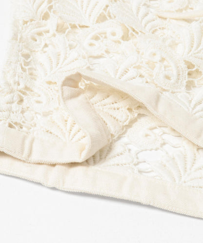 植物圖案蕾絲背心