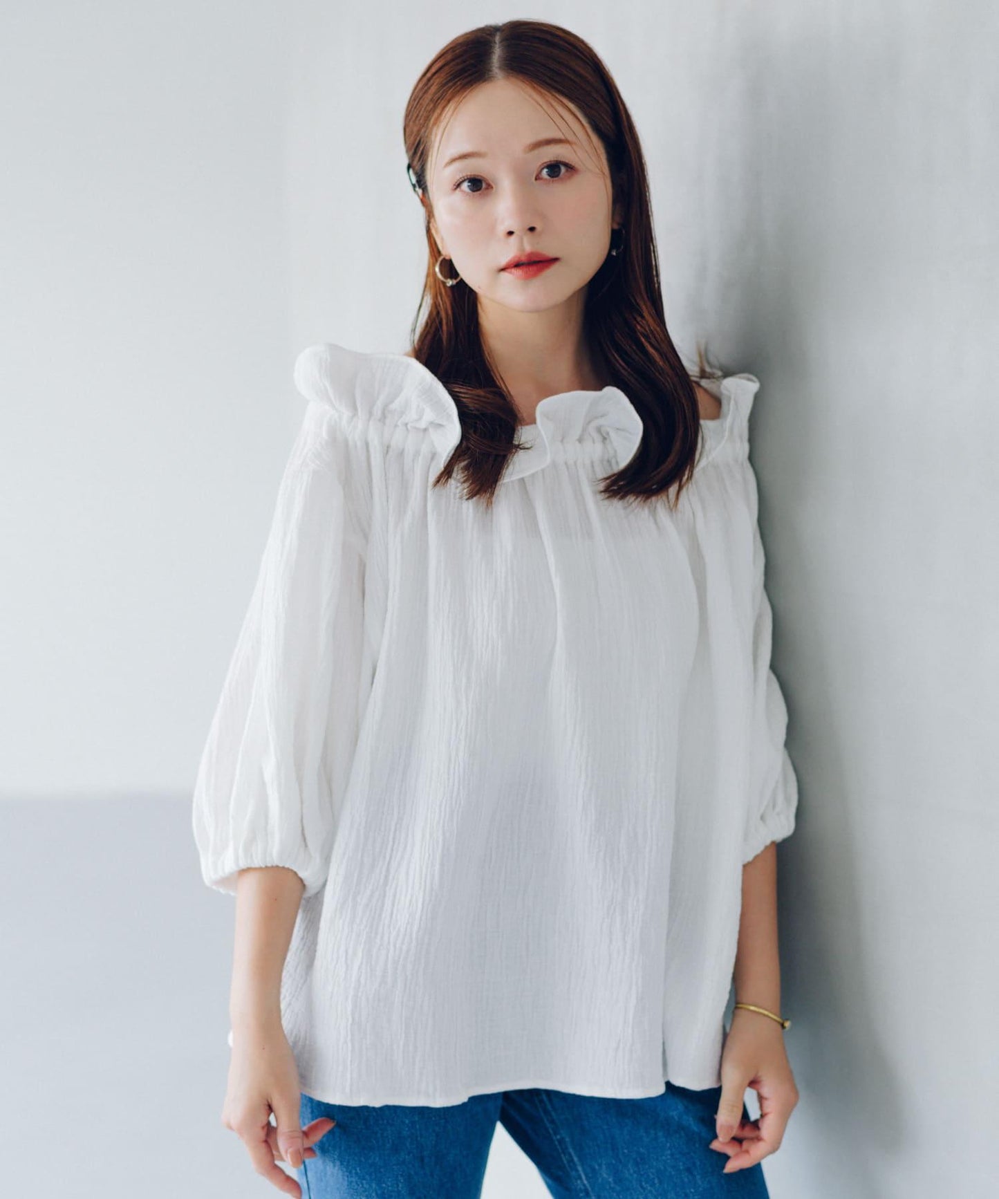 NaokoTakayama紗布襯衫