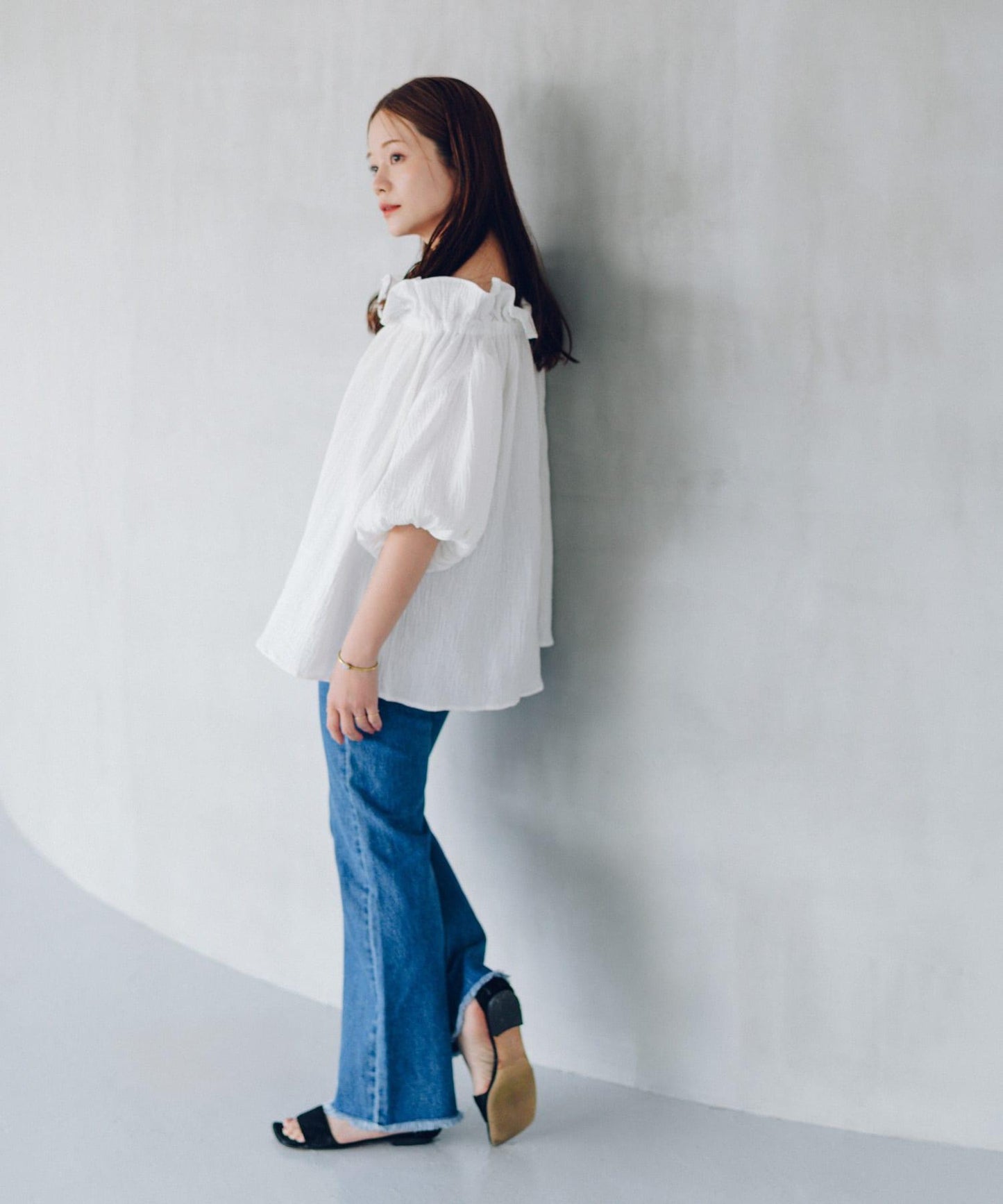 NaokoTakayama紗布襯衫