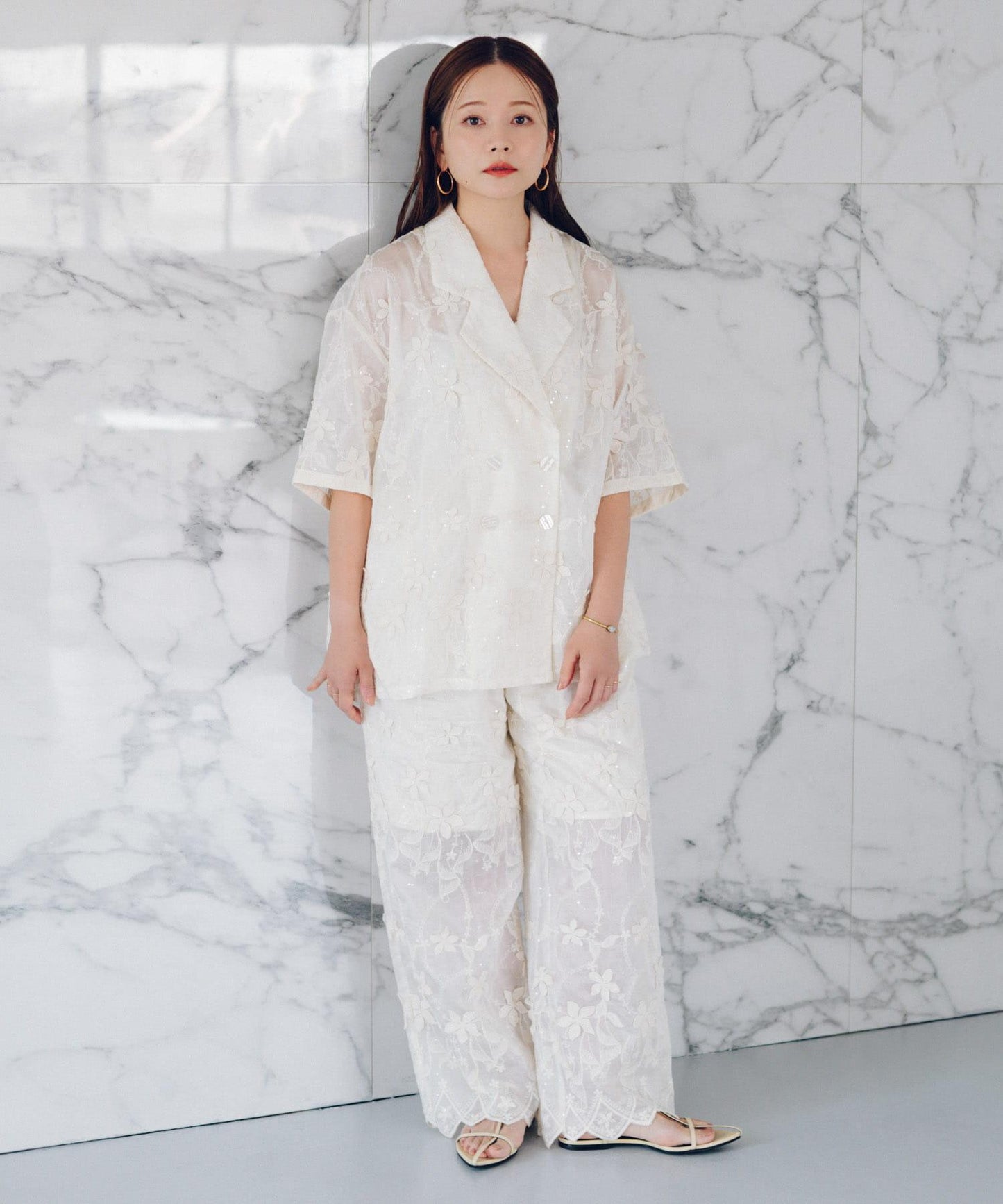 NaokoTakayama亮片長褲