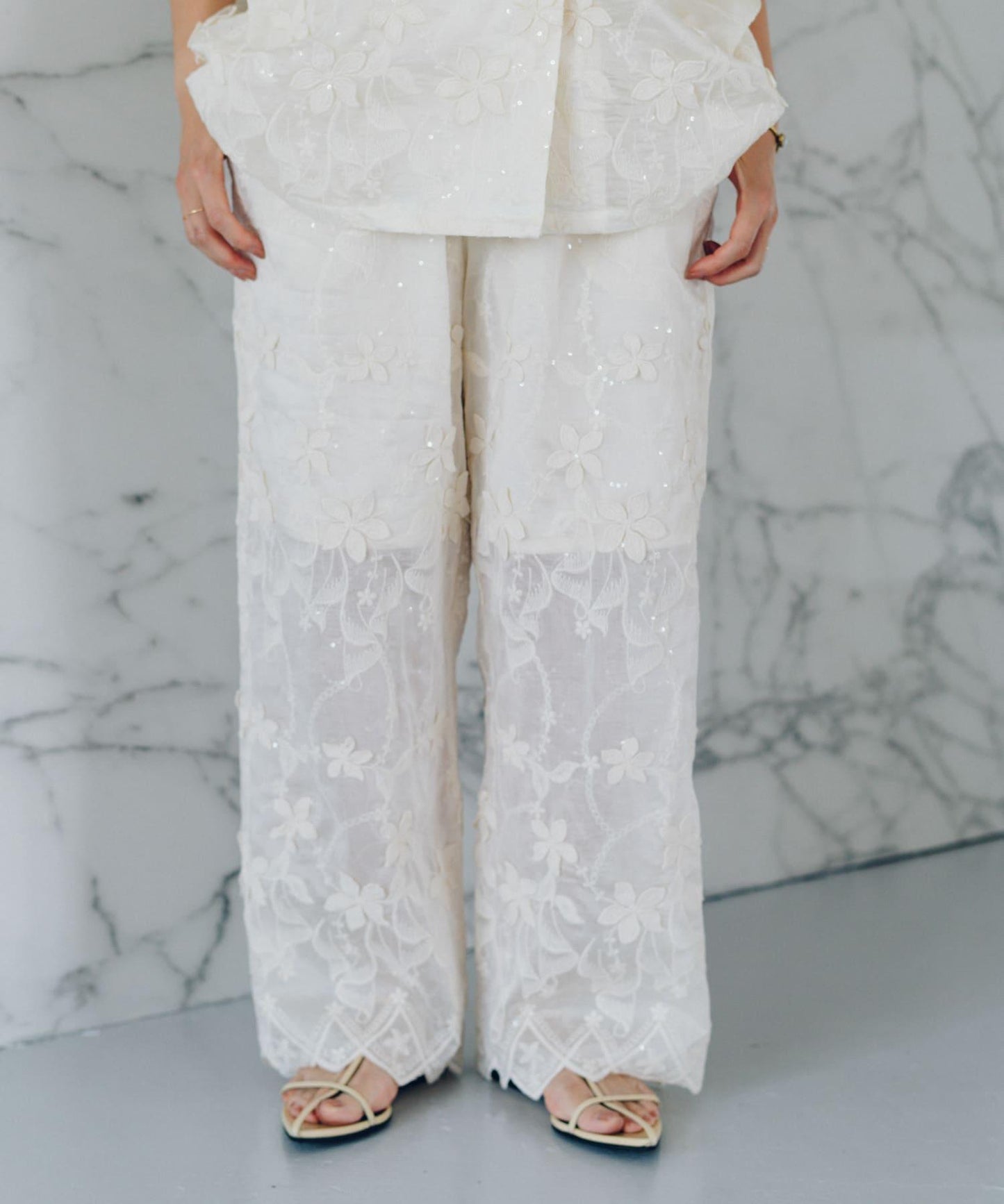 NaokoTakayama亮片長褲