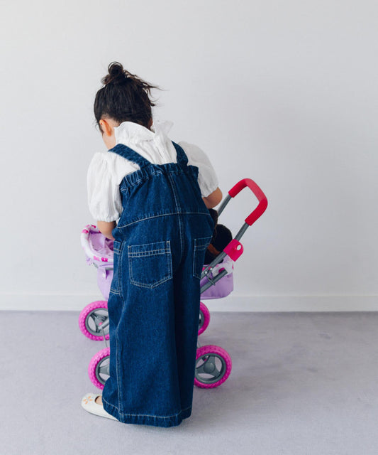 NaokoTakayama牛仔揹帶褲