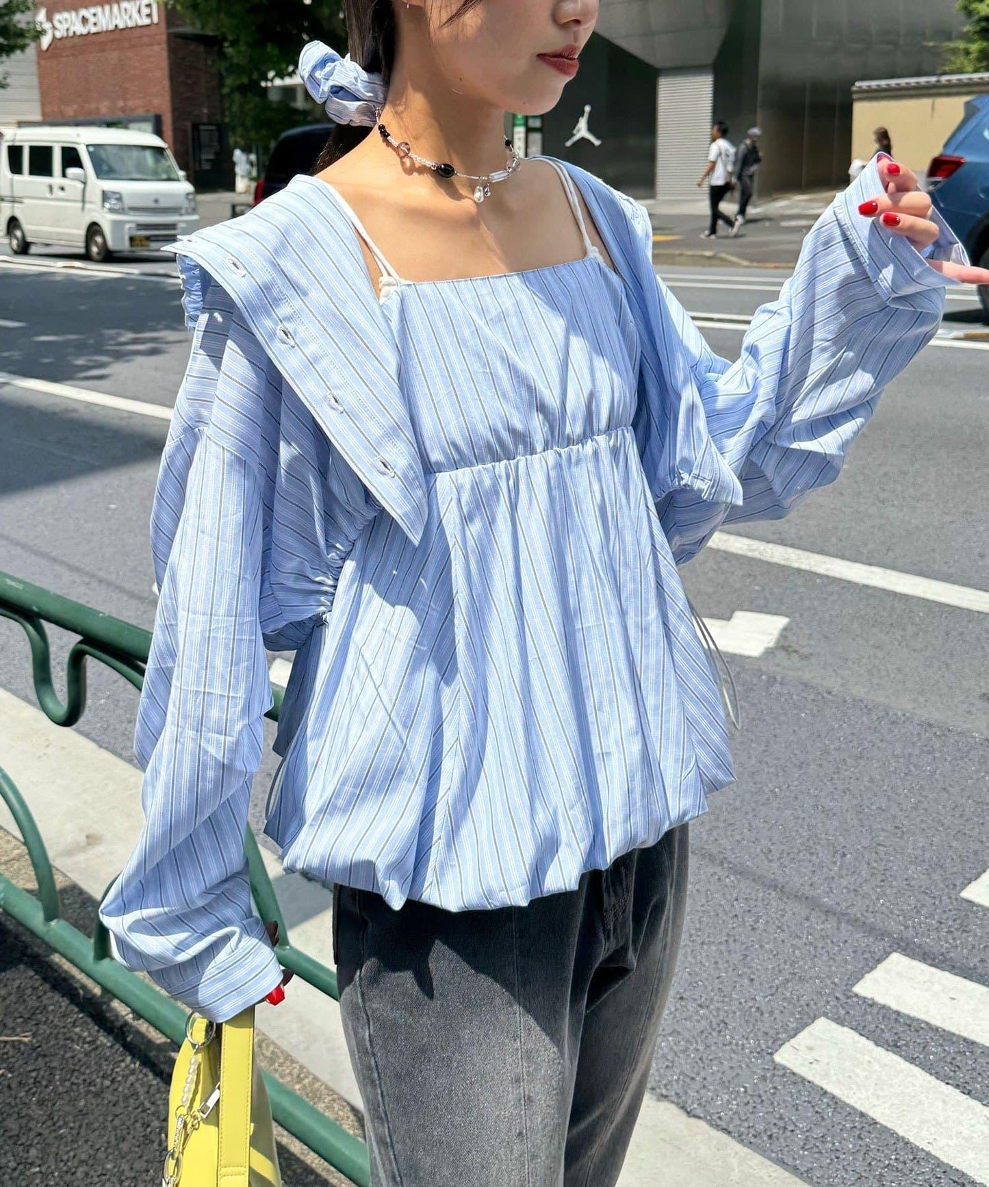 3件套襯衫短外套連帽衫