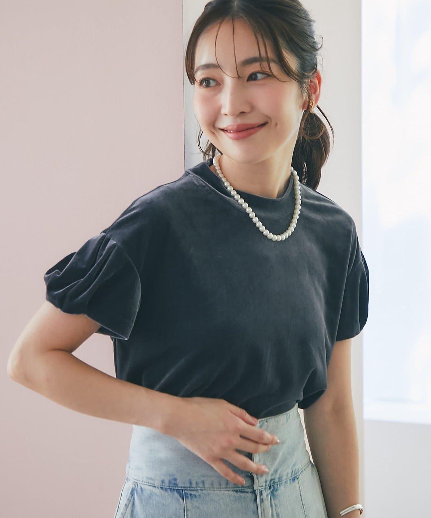 絨面鬱金香上衣