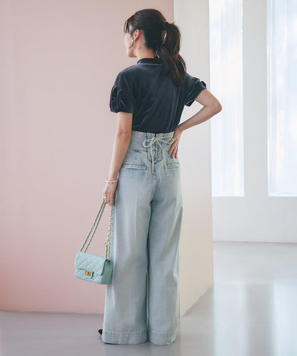 絨面鬱金香上衣