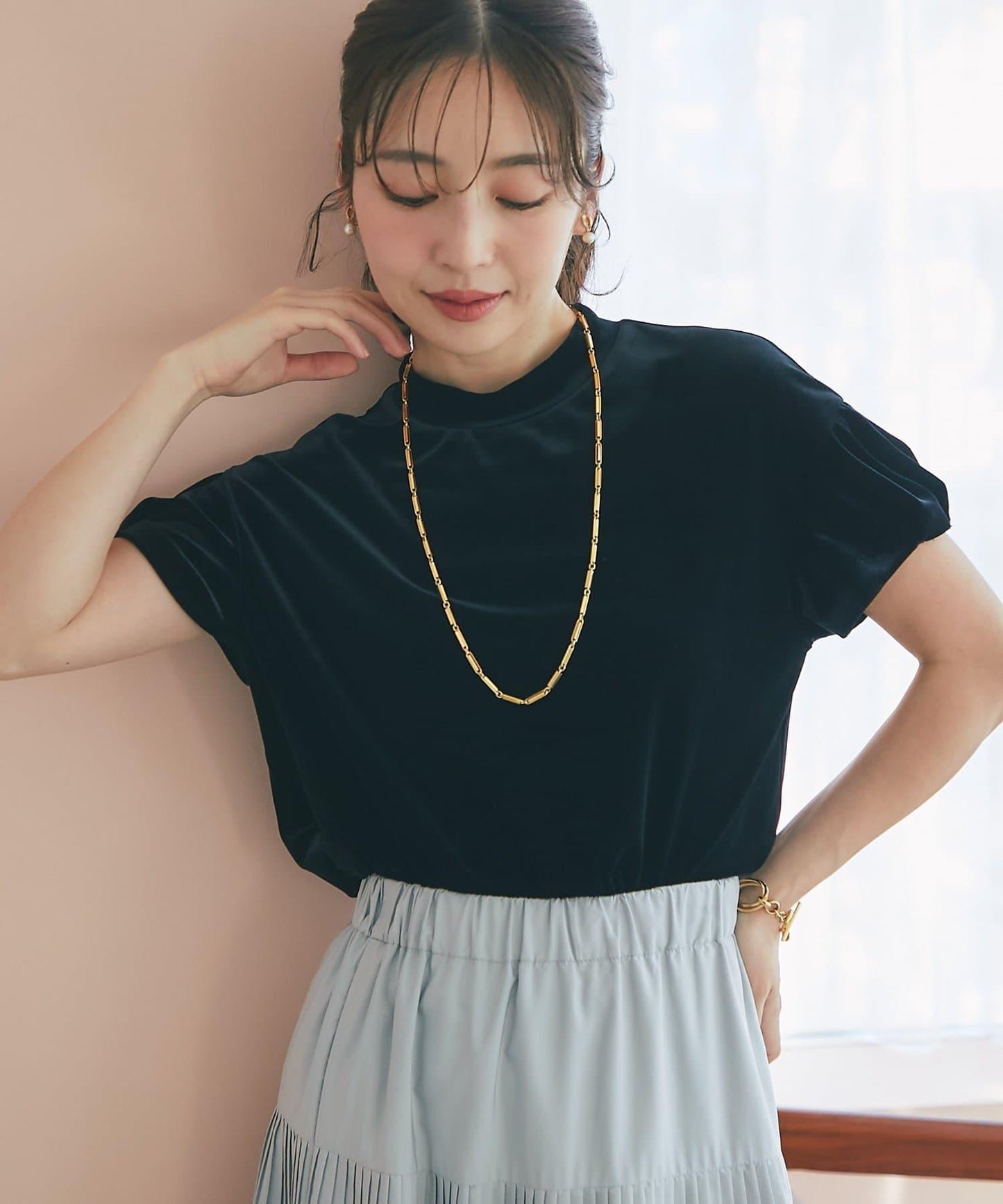 絨面鬱金香上衣