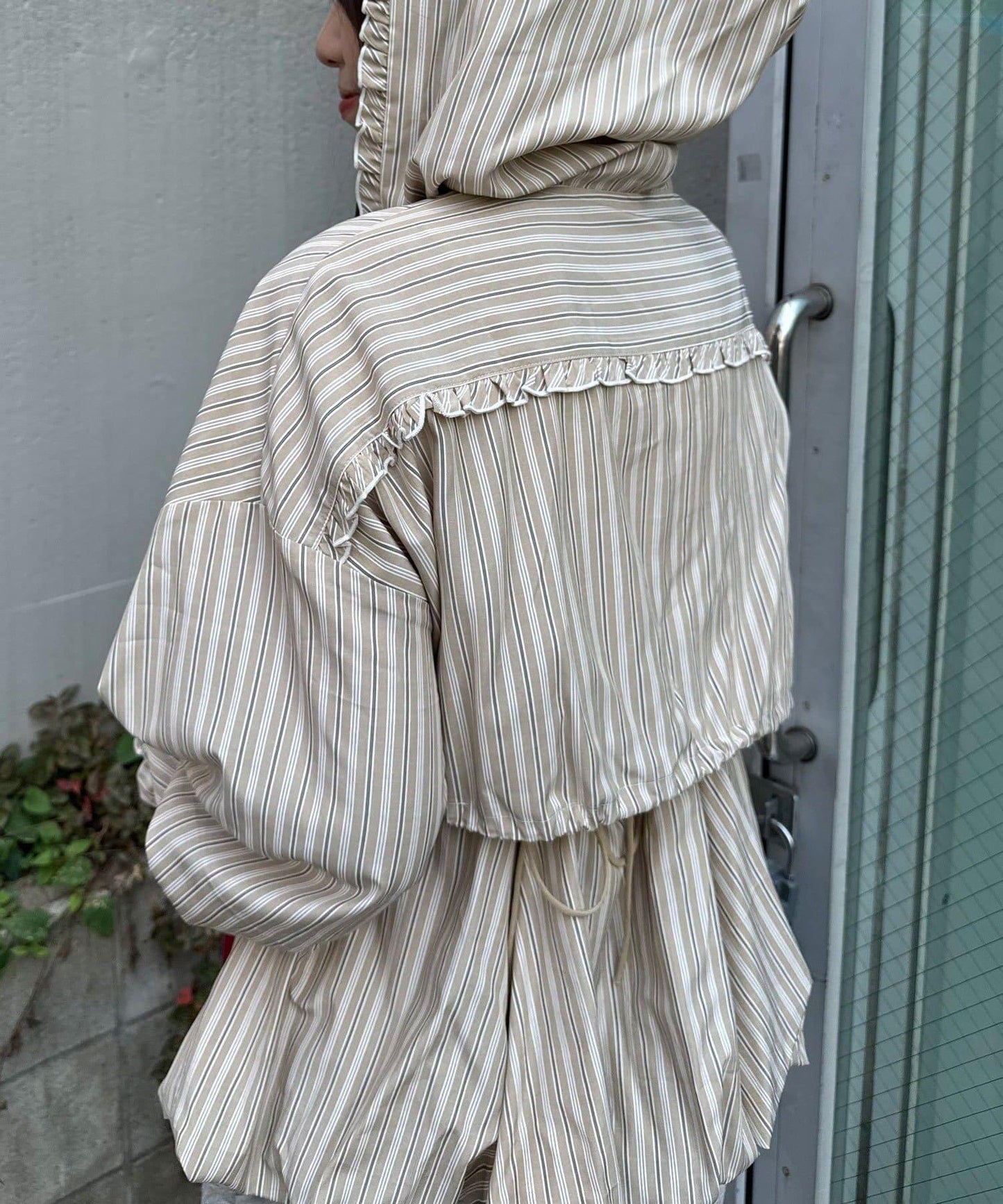 3件套襯衫短外套連帽衫