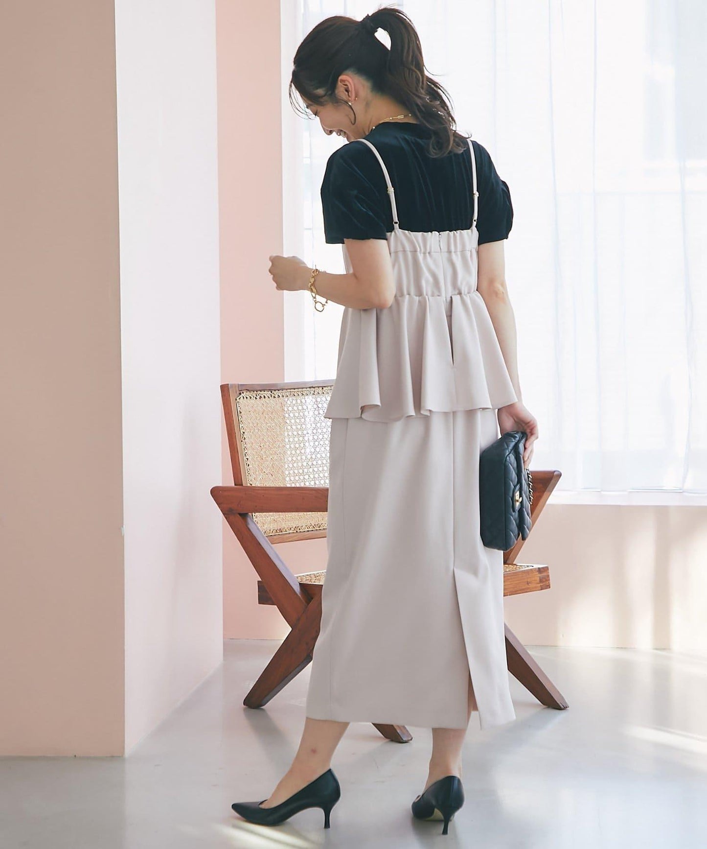 絨面鬱金香上衣