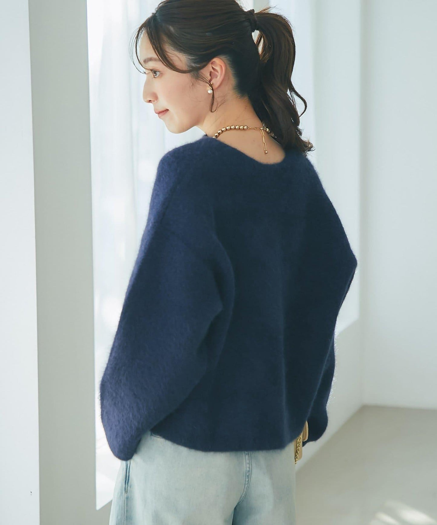 高品質羊毛接絨夾克開衫