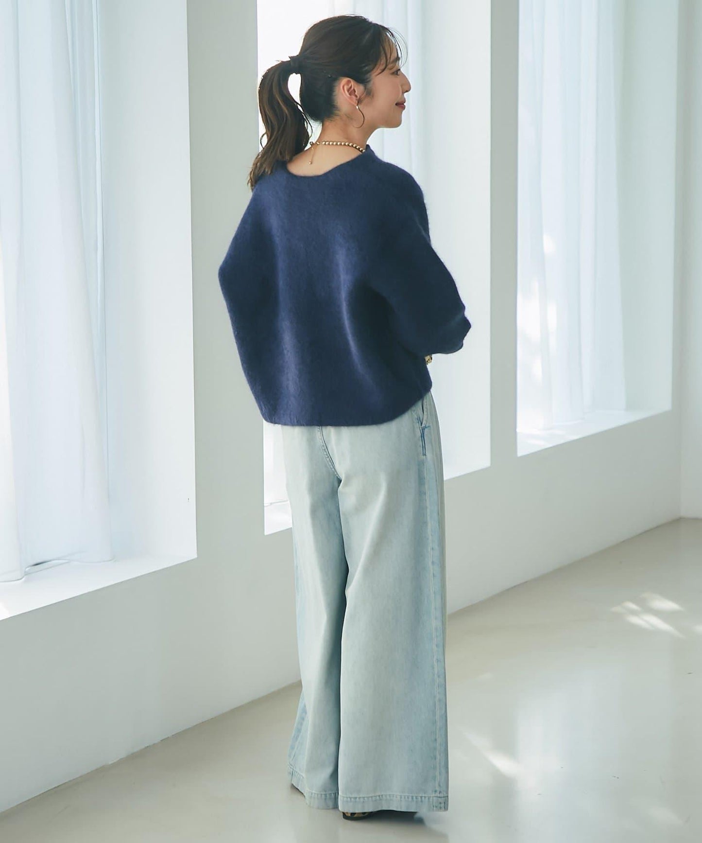 高品質羊毛接絨夾克開衫