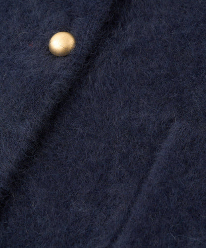 高品質羊毛接絨夾克開衫