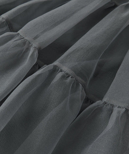 【好評款再版！】透明紗織層疊裙