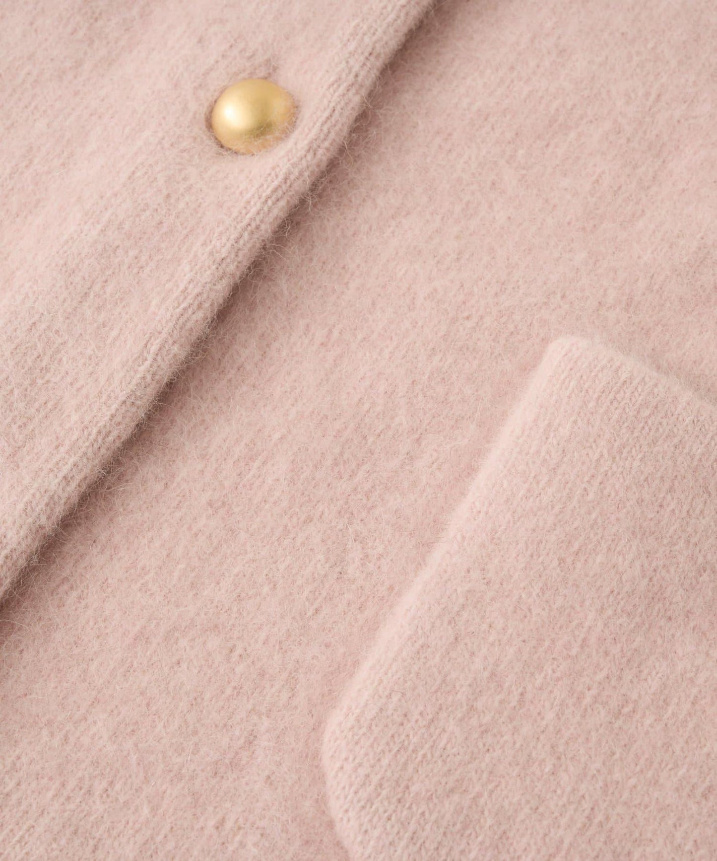 高品質羊毛接絨夾克開衫