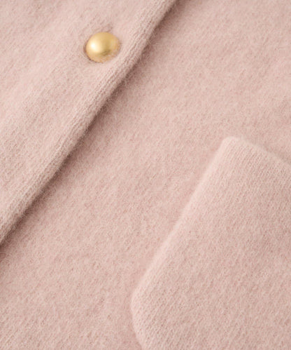 高品質羊毛接絨夾克開衫