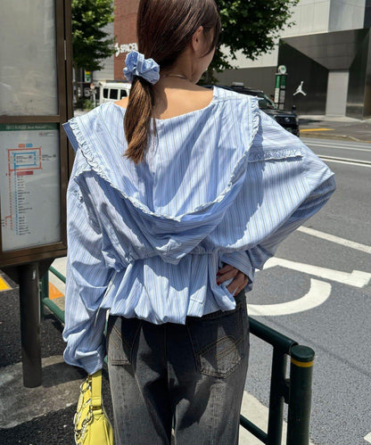 3件套襯衫短外套連帽衫