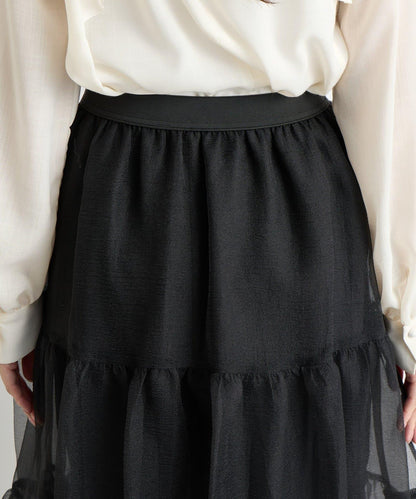 【好評款再版！】透明紗織層疊裙