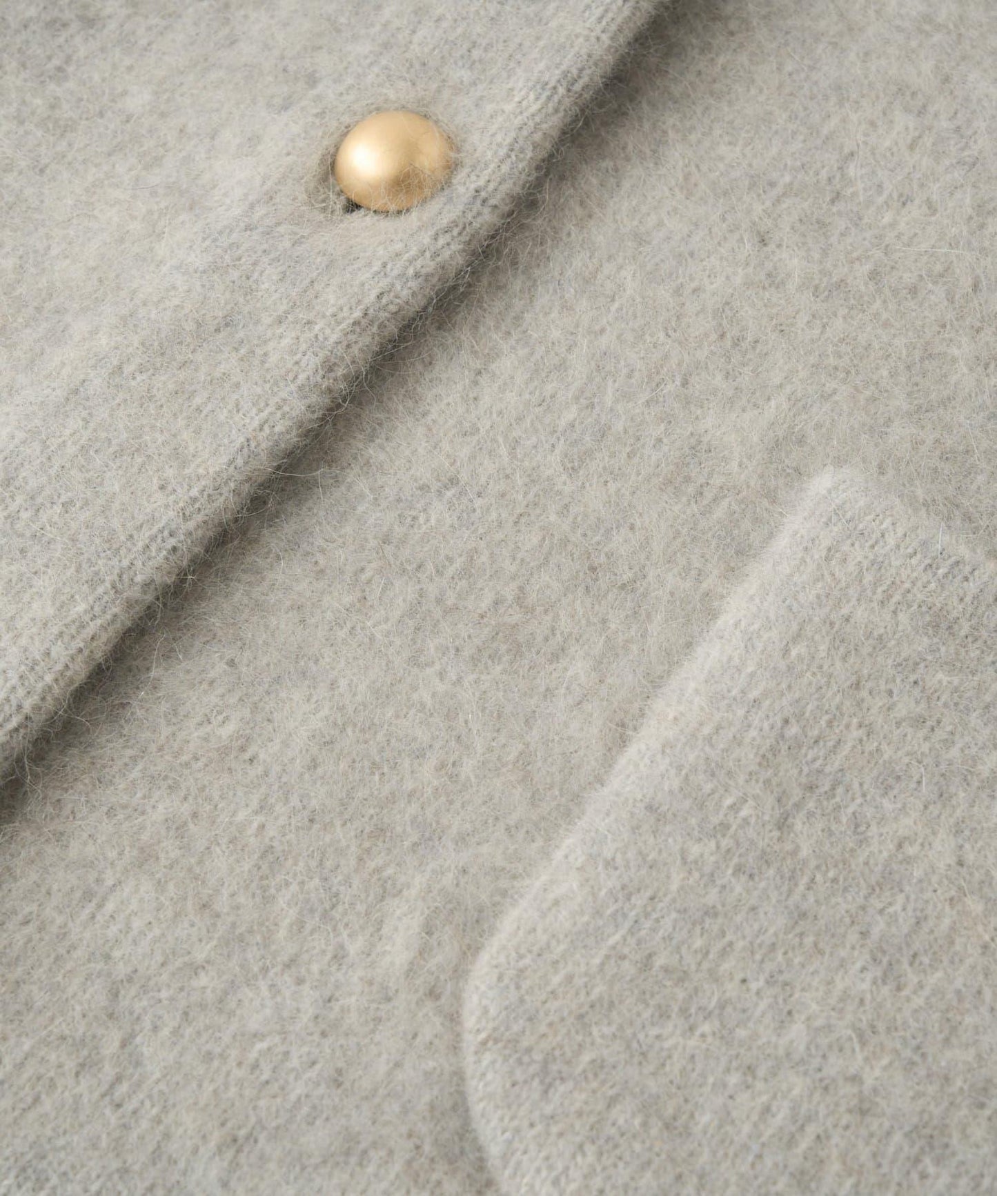 高品質羊毛接絨夾克開衫