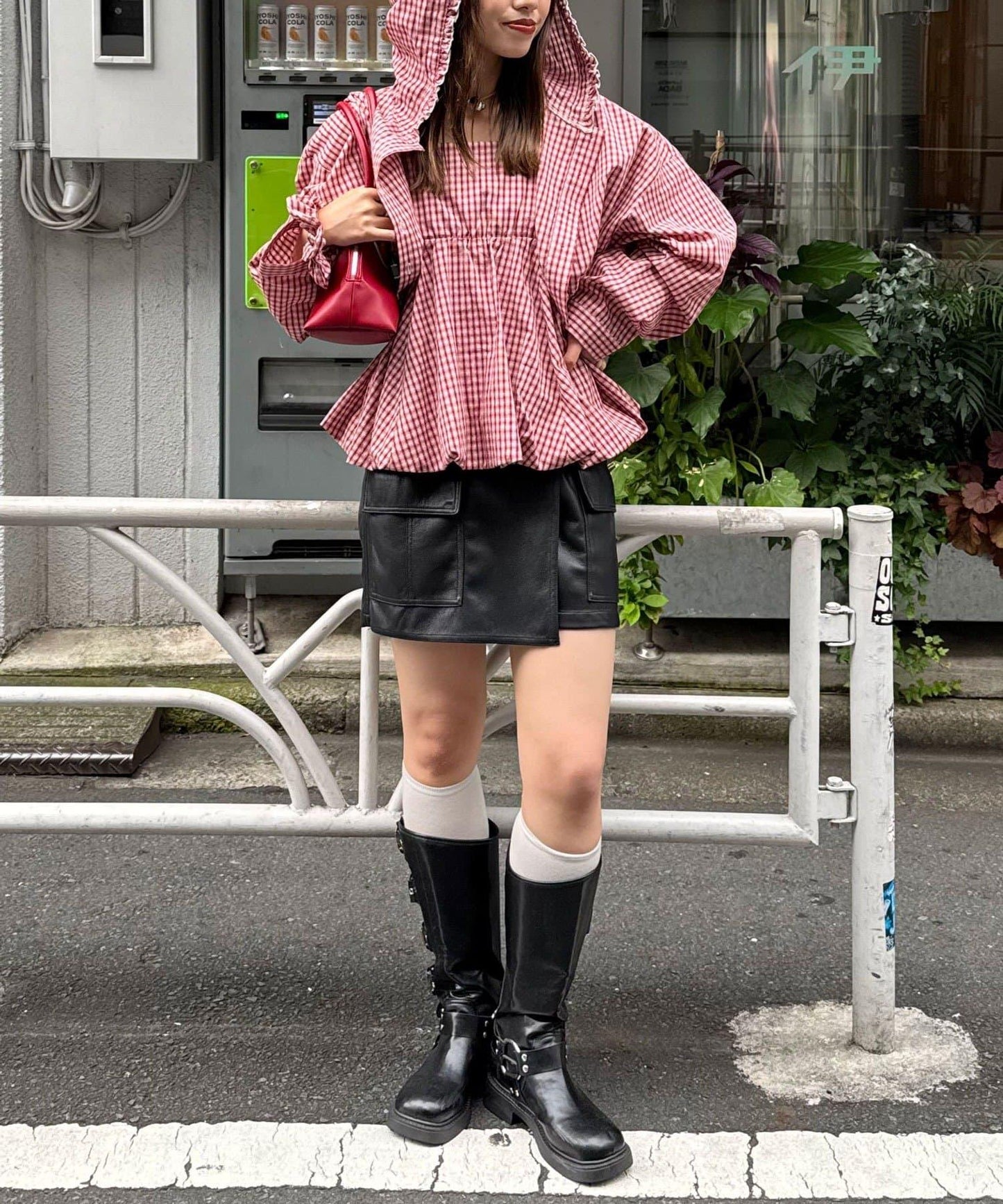 3件套襯衫短外套連帽衫