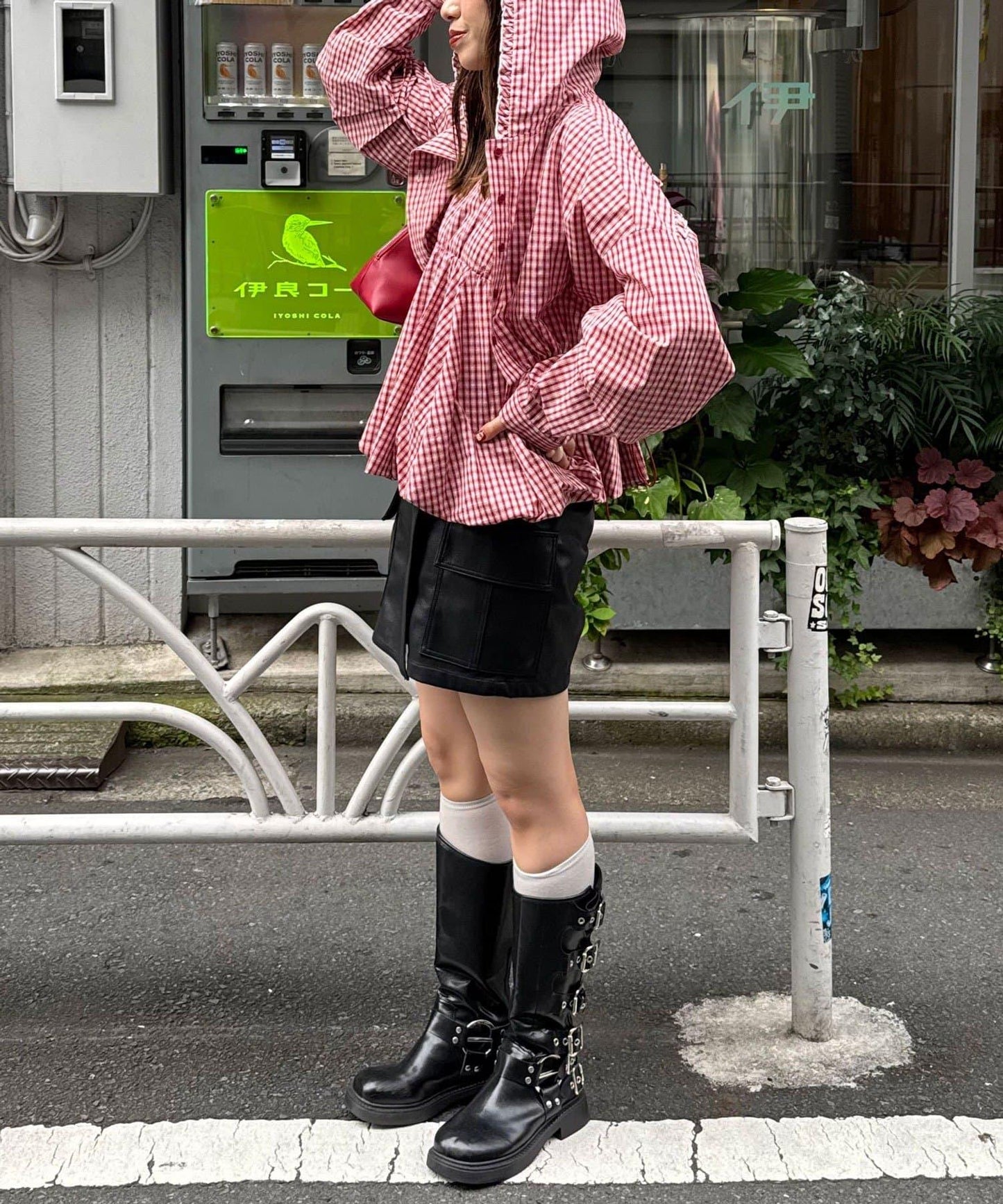 3件套襯衫短外套連帽衫