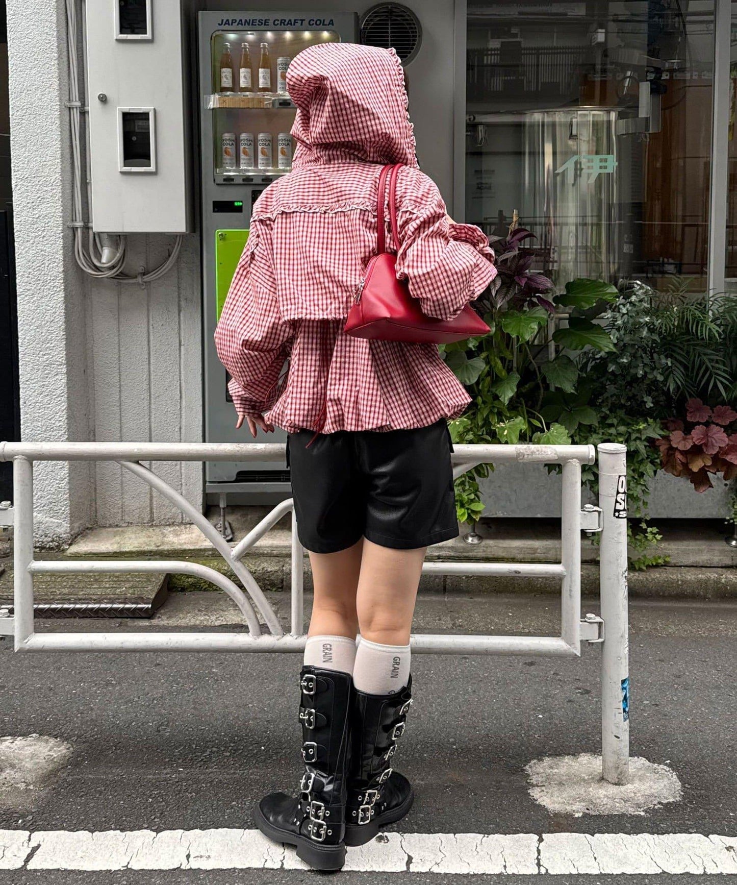 3件套襯衫短外套連帽衫