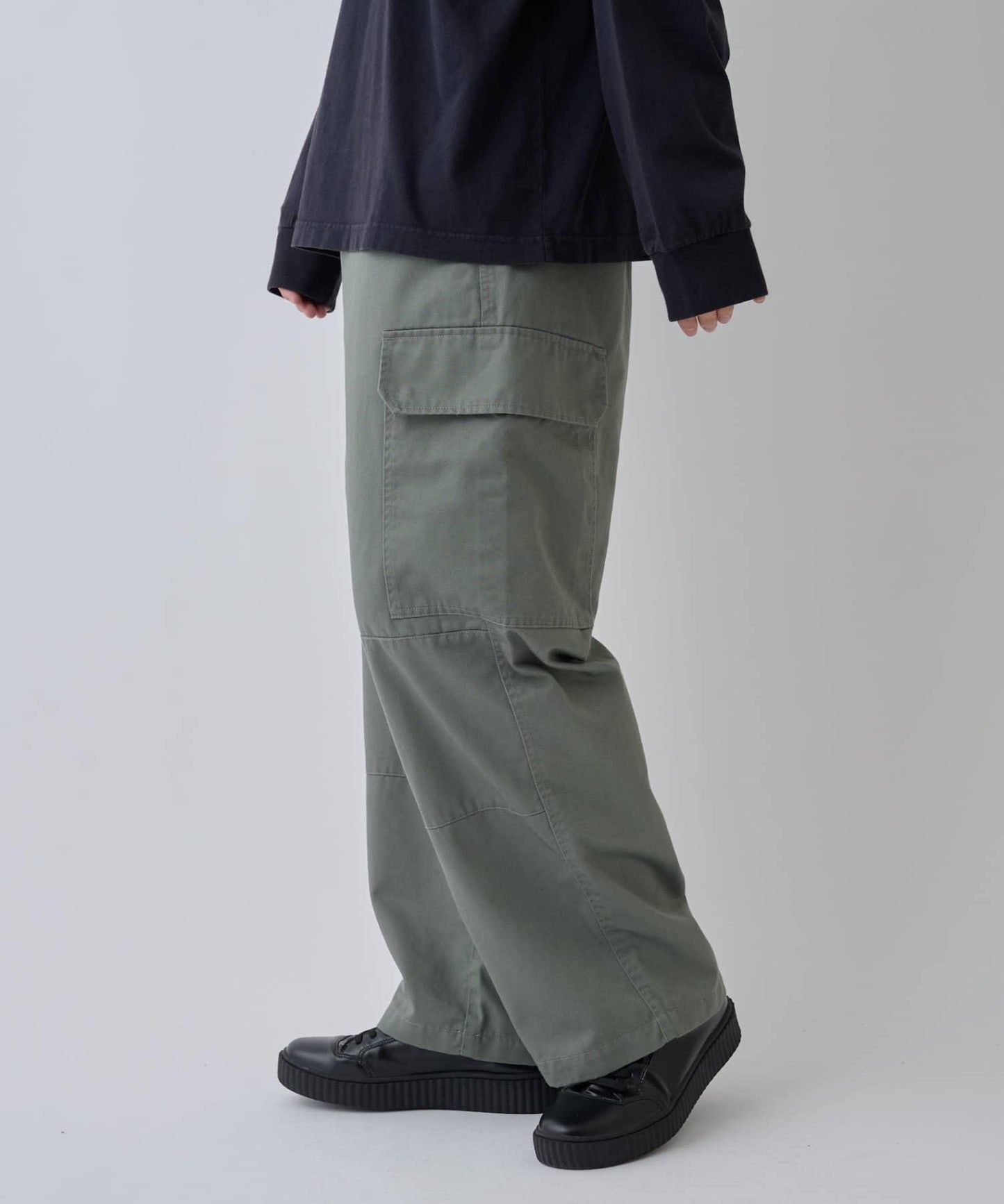 【AW】斜紋帆布工裝褲