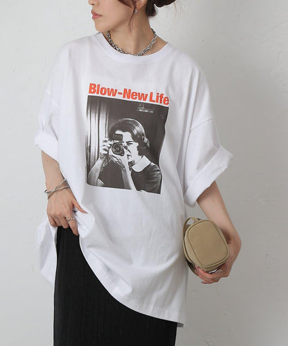 SayCheese大照片印花T恤