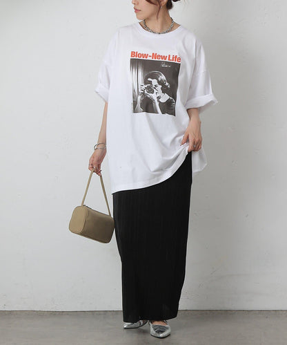 SayCheese大照片印花T恤