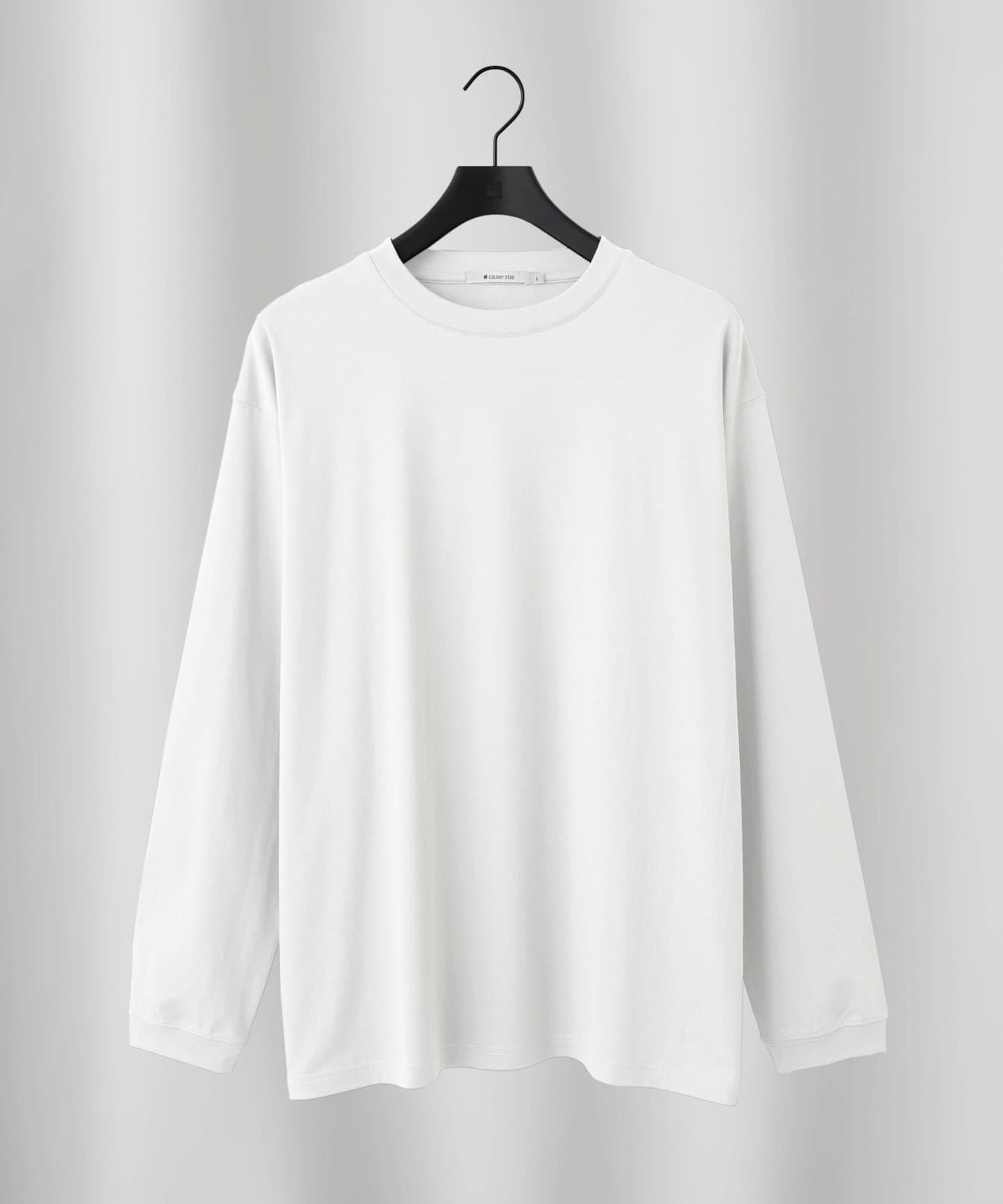 【AW】漸變棉質簡約長袖T恤