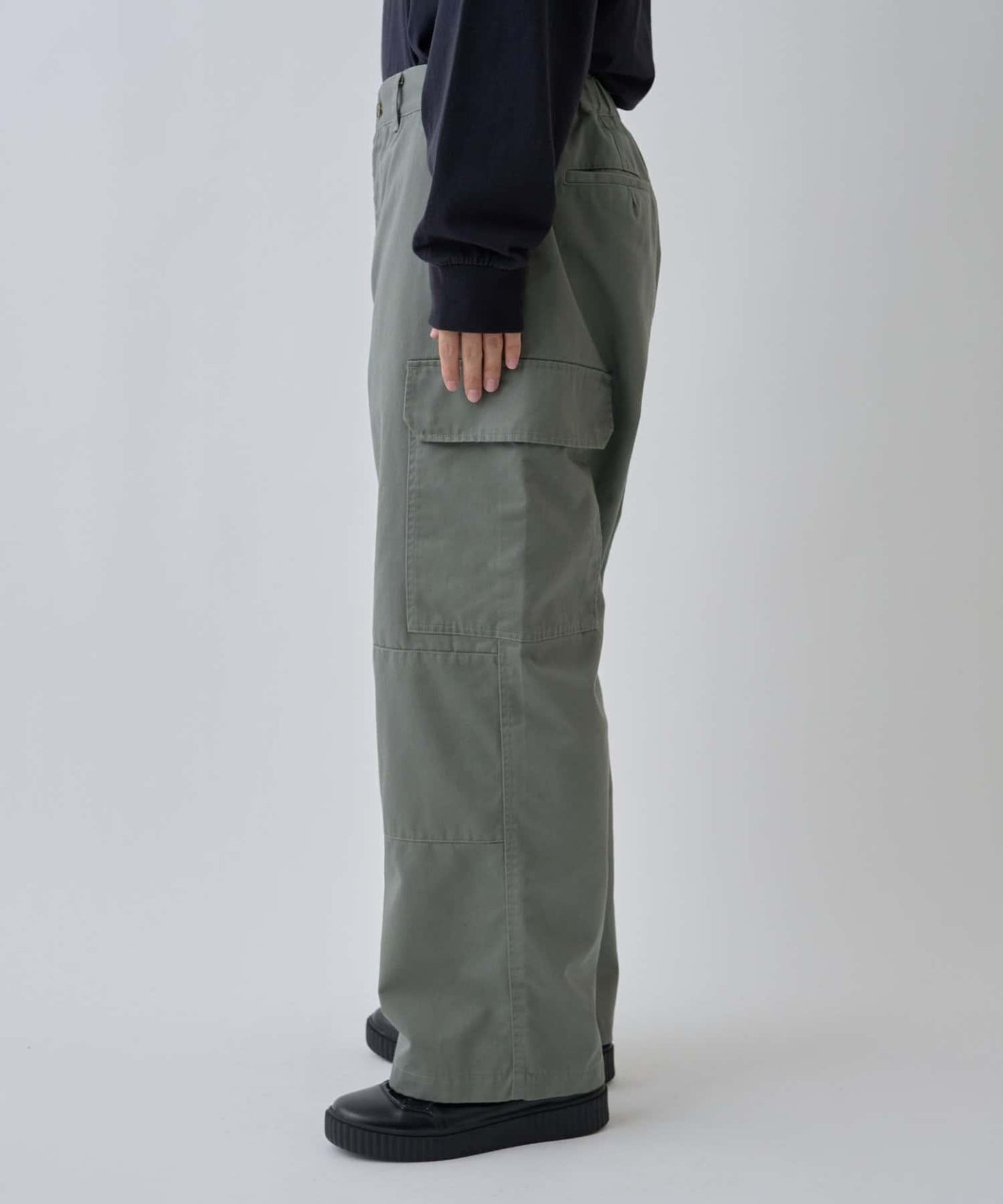 【AW】斜紋帆布工裝褲