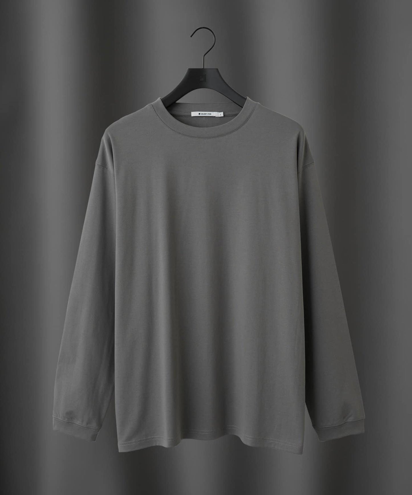 【AW】漸變棉質簡約長袖T恤