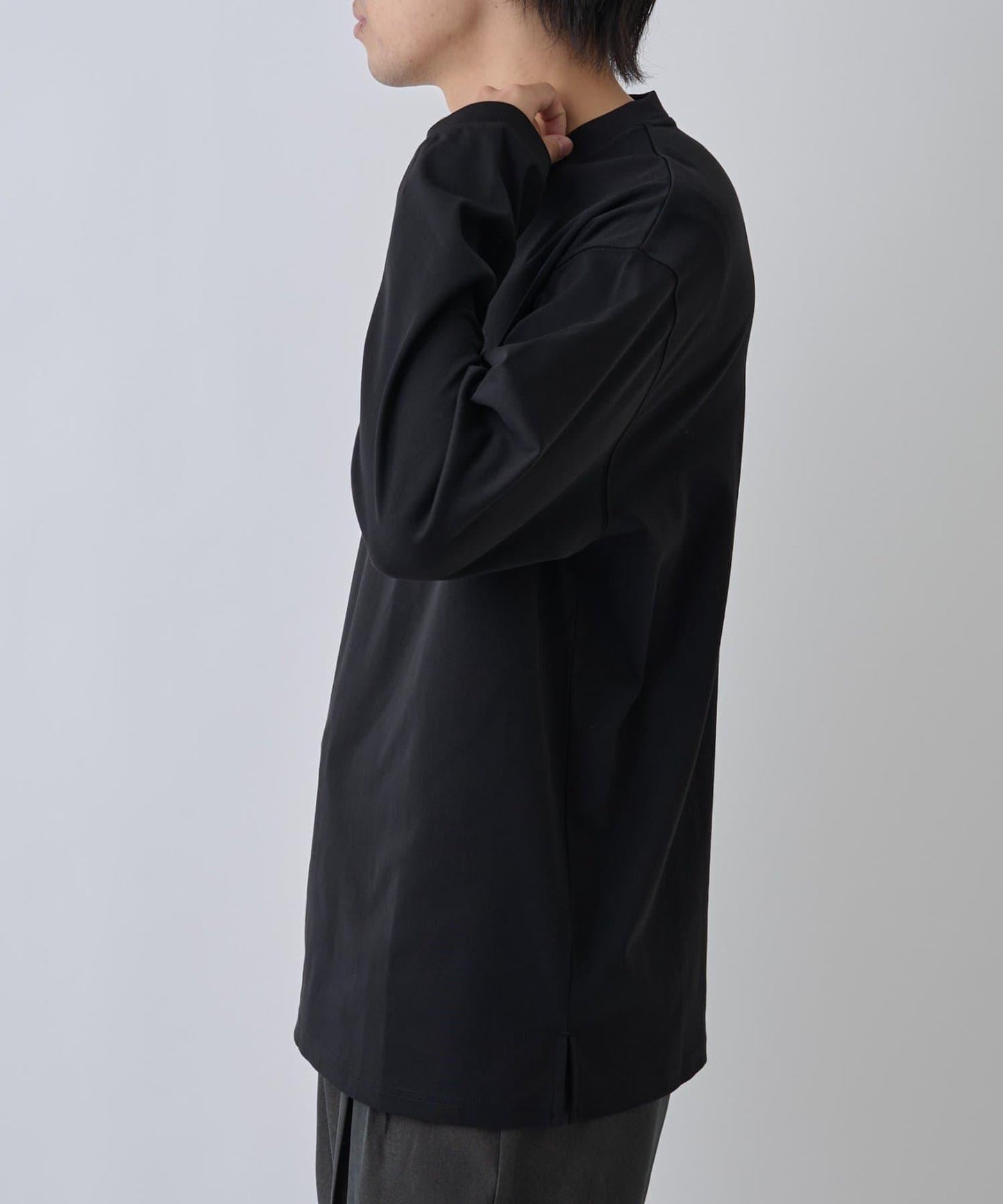 【AW】漸變棉質簡約長袖T恤