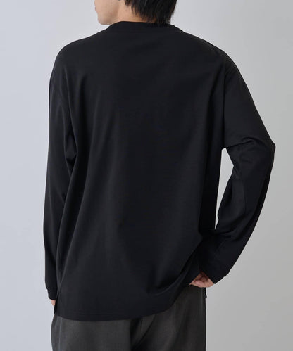 【AW】漸變棉質簡約長袖T恤
