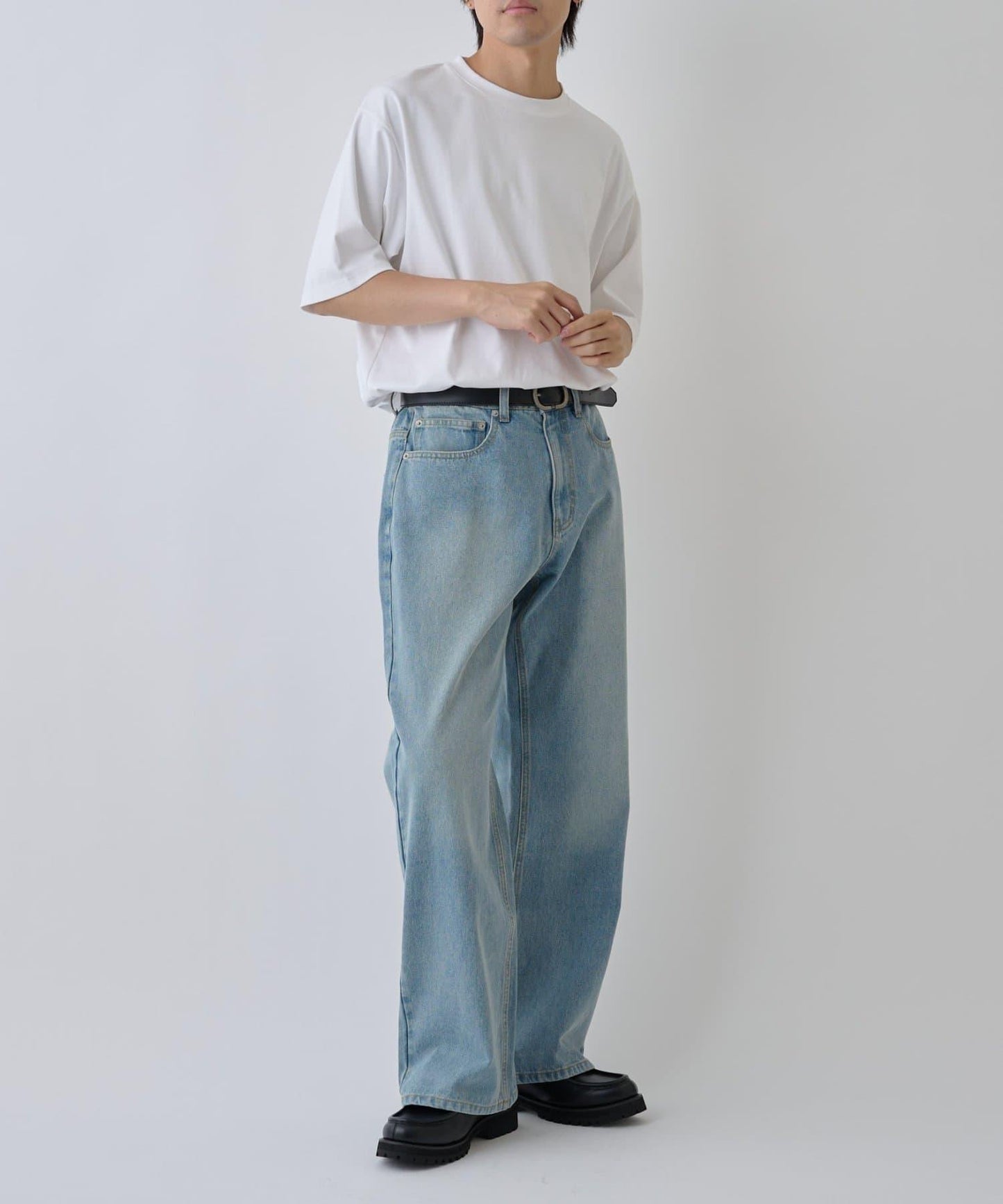 【AW】漸變棉質簡約短袖T恤