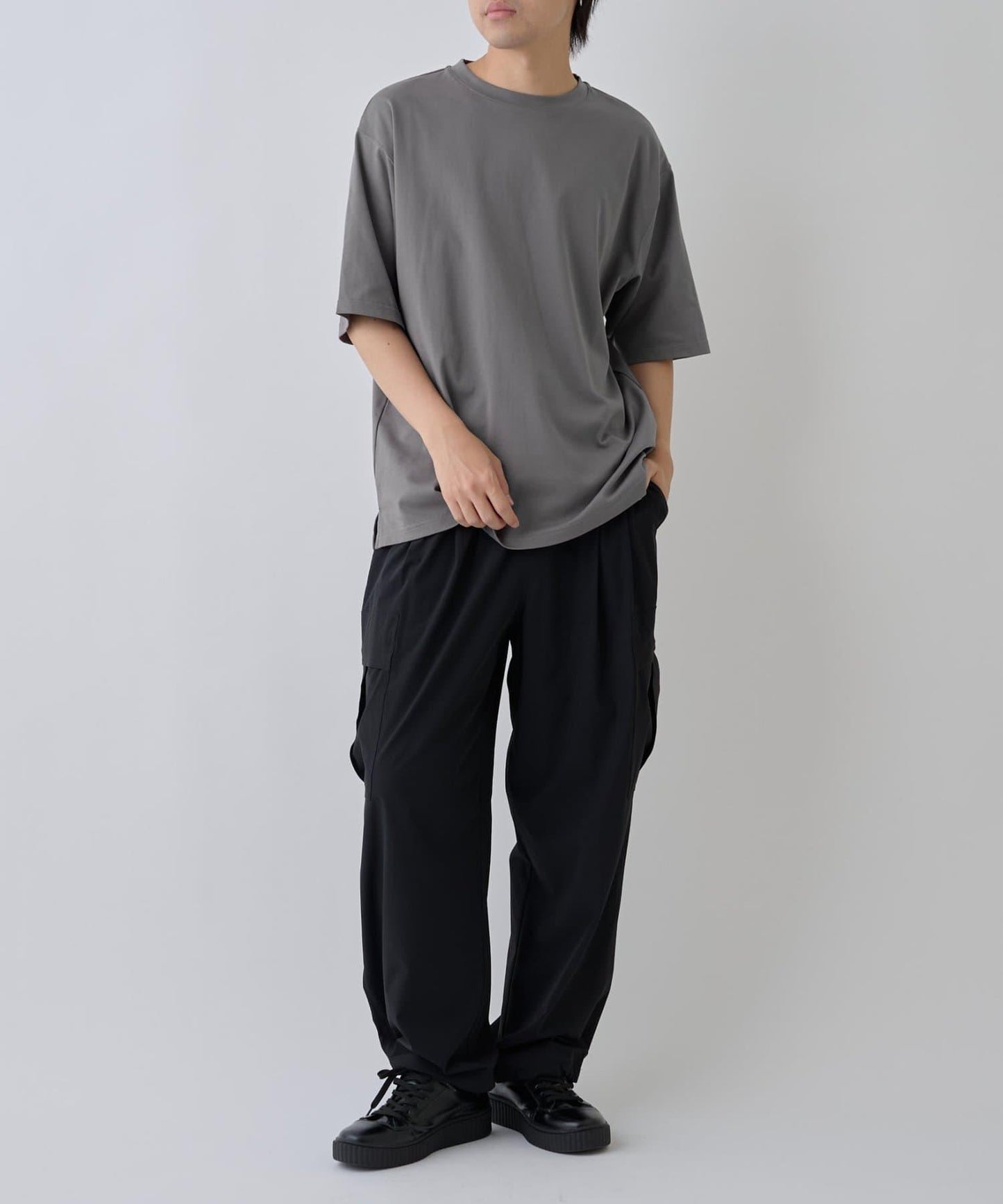 【AW】漸變棉質簡約短袖T恤