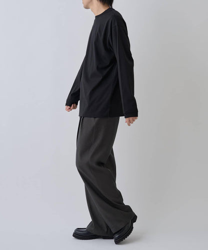 【AW】漸變棉質簡約長袖T恤