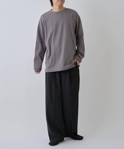 【AW】漸變棉質簡約長袖T恤