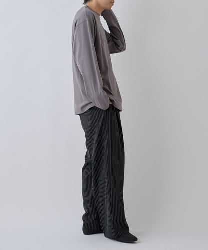 【AW】漸變棉質簡約長袖T恤