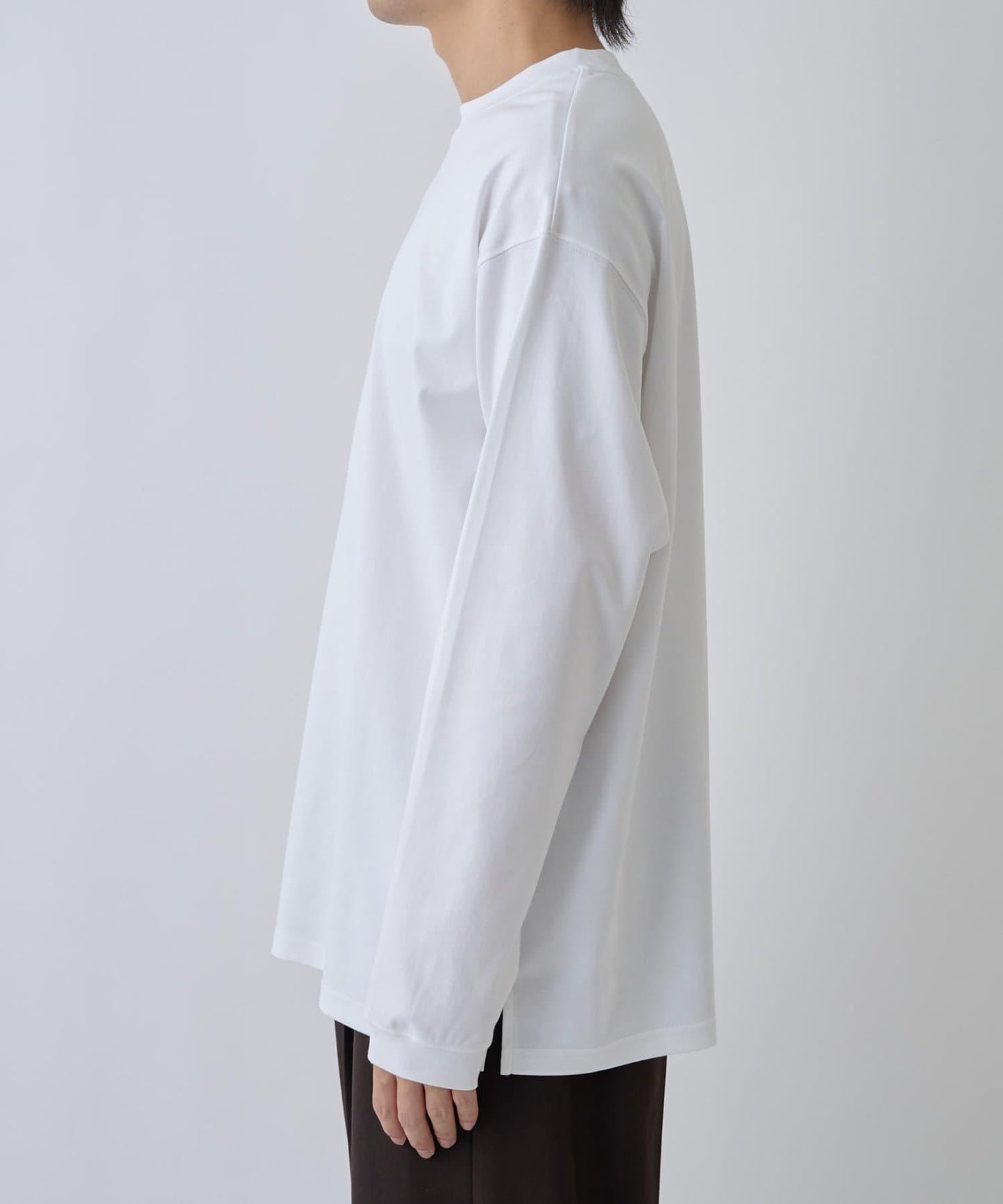 【AW】漸變棉質簡約長袖T恤