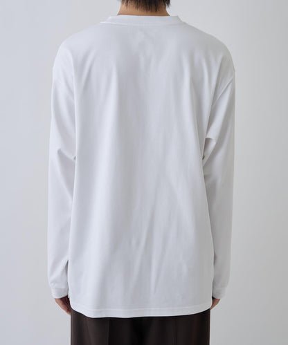 【AW】漸變棉質簡約長袖T恤