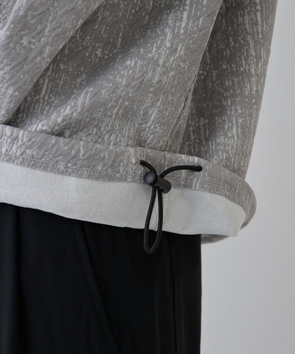 蓬鬆提花短袖T恤