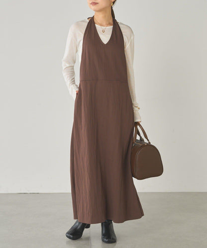 【Loungedress】掛脖連衣裙