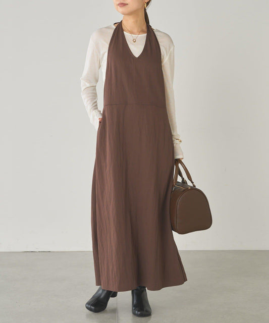 【Loungedress】掛脖連衣裙