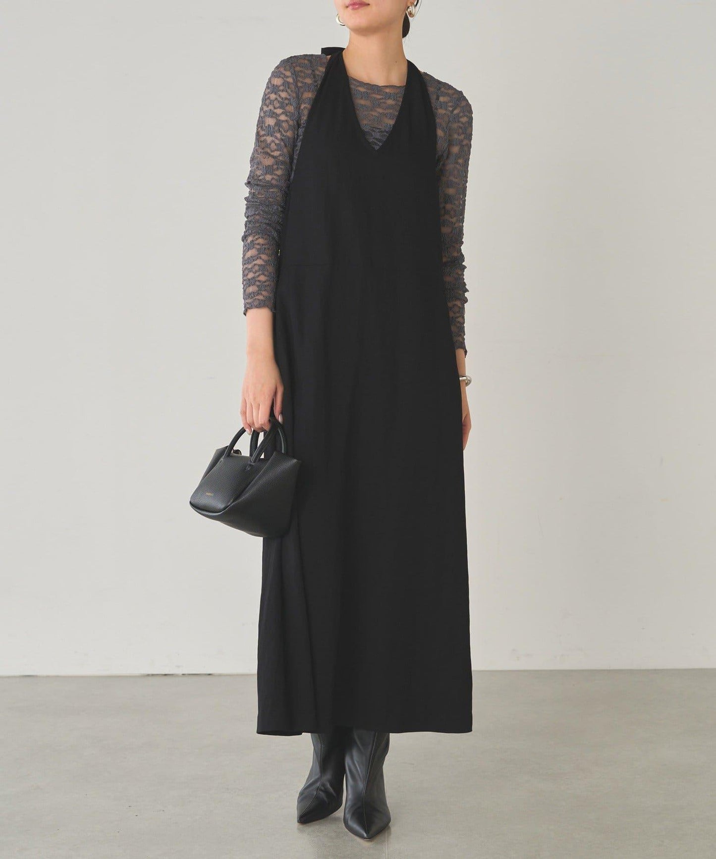 【Loungedress】掛脖連衣裙
