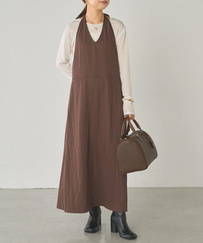 【Loungedress】掛脖連衣裙